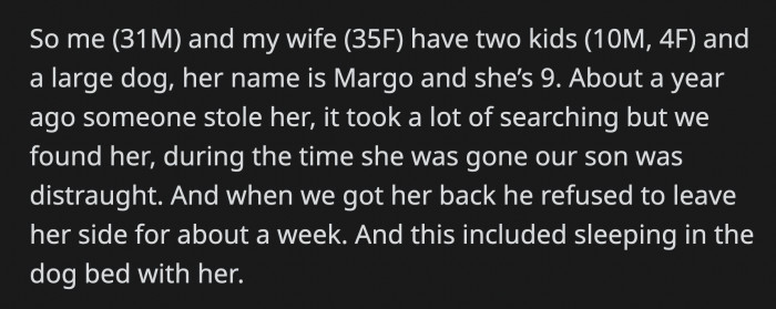 Is OP a thoughtful dad or a awful one? You can read the full original post below and make the judgement.