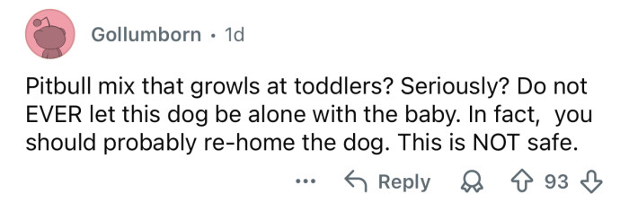 “This is not safe.”