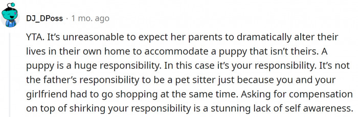 Some people believe OP and his GF were at fault here.