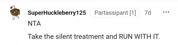3. Run with the silent treatment