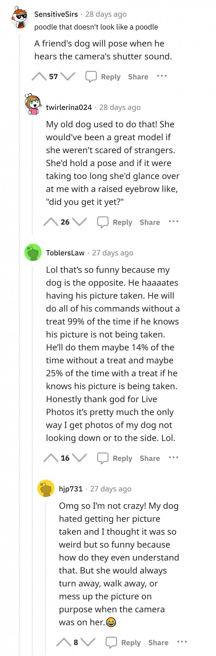 8. "Say cheese, did you get it?"