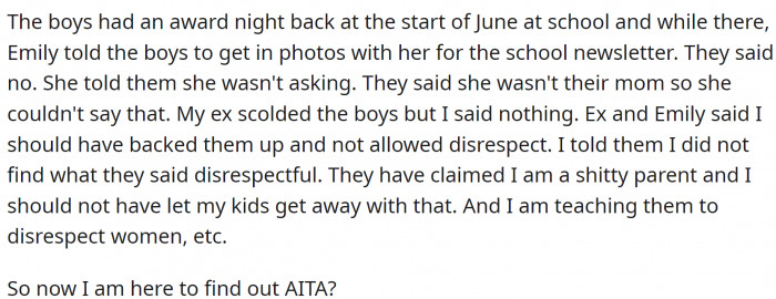 And all hell broke loose...