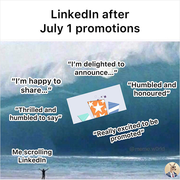 31. If you're LinkedIn, then you can definitely relate