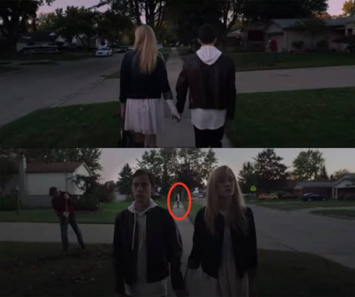 6. At the end of It Follows, Jaime and Paul simply went away without attempting to learn more about the monster.