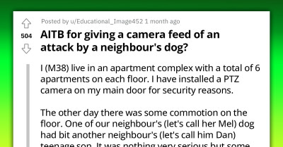 Redditor Gives A Camera Feed Of An Attack By A Neighbor's Dog, Gets Blamed When The Dog Gets Taken Away