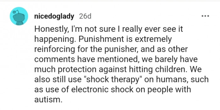 This Redditor has not seen this type of thing happening