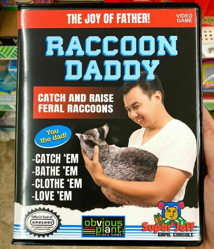 9. Raccoon daddy