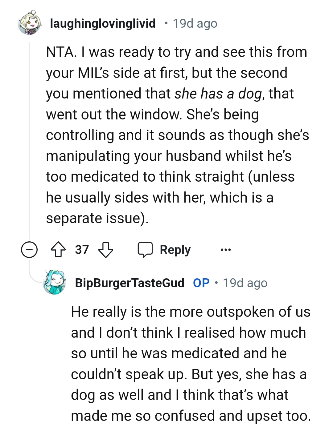 And the comments continue...