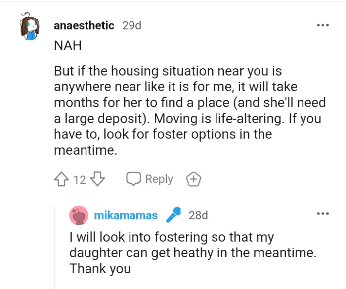 You can look for foster options in the meantime