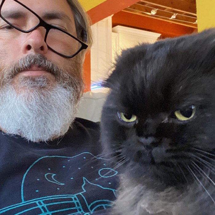 “Hooman was late with my breakfast. Had to teach him a lesson.”