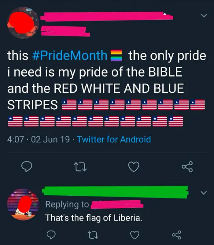 2. The flag of Liberia