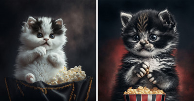 People Are Going Crazy Over This Artwork Of Cats Enjoying A Football Game