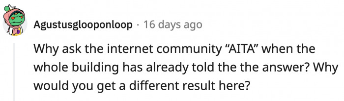 We haven't seen any supportive comments about OP yet, but we're pretty sure they're out there