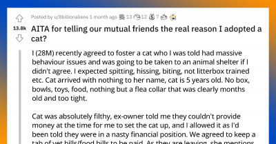 Man Tells The Truth About How His Coworker Treats Her Animals To Prevent Her From Adopting Another Animal To Maltreat, Making Her A Pariah At Work