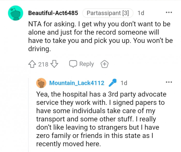 I get why you don't want to be alone