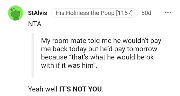 The OP isn't the AH, according to this Redditor