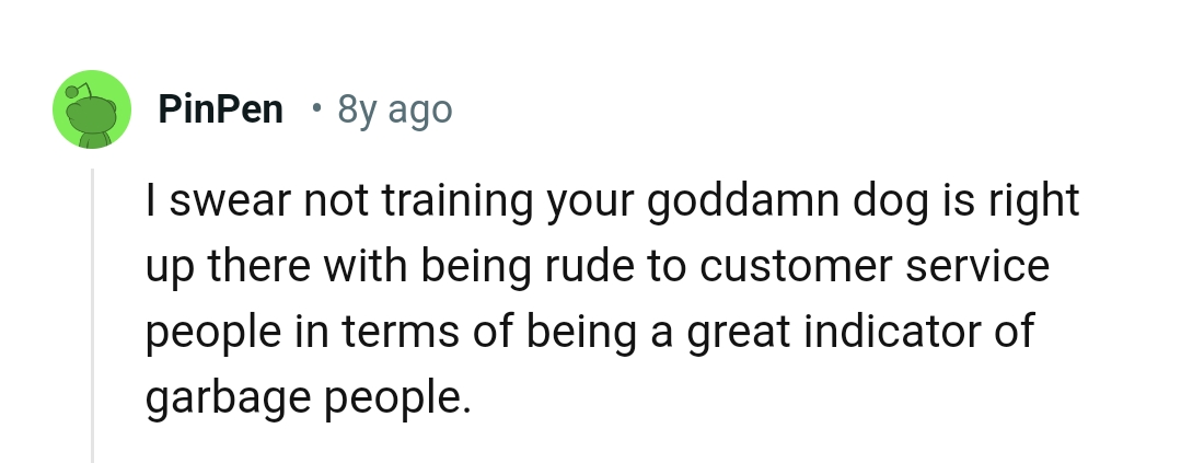 The Reddit post got hundreds of comments, and here are a bunch of the most upvoted ones