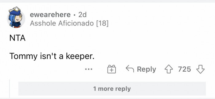 #7 Indeed NOT A KEEPER.