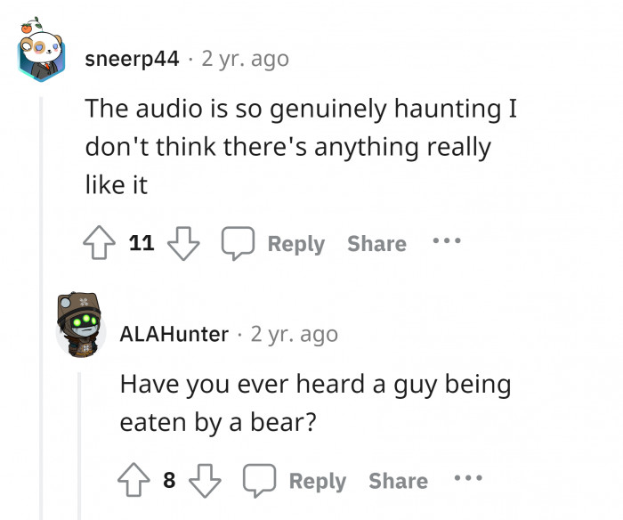 20. Did you clean your ears before listening to it?