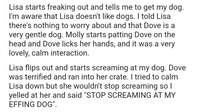 There's nothing to worry about as Dove is gentle