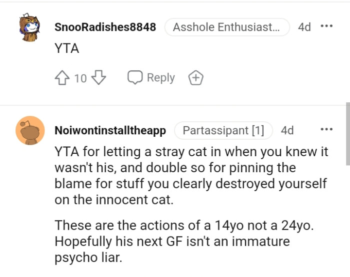 Here are some of the most upvoted comments from other Redditors for you to read through below