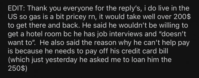 OP eventually added an EDIT at the end of the post to provide more context about the situation: