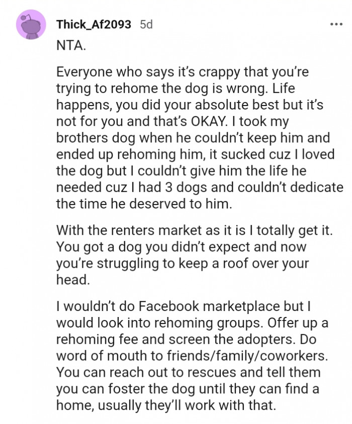 I could not give him the life he needed