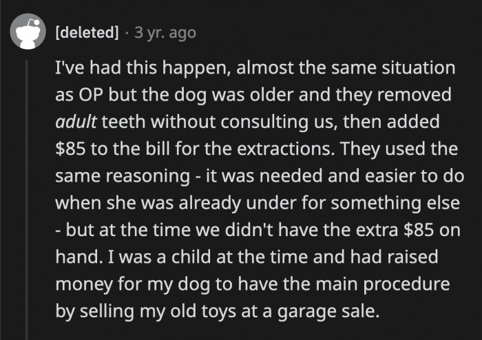 Not informing the owner of what could and would happen during the procedure can result in negative consequences.