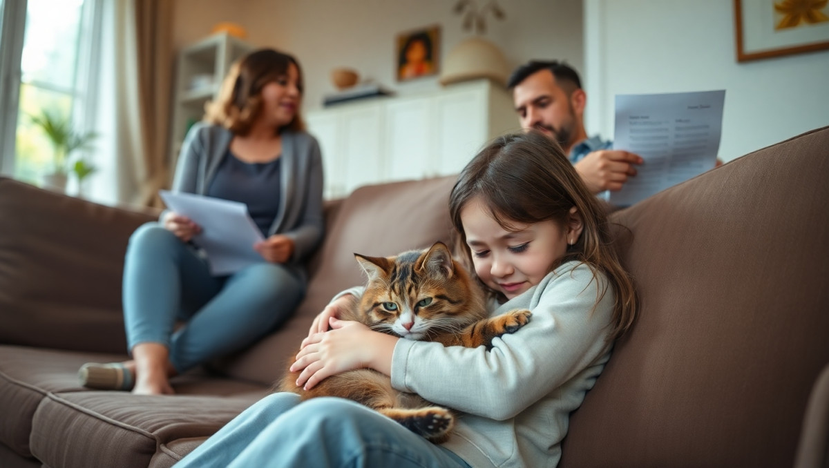 AITA for confronting fiancés family after he put my daughters cat outside?