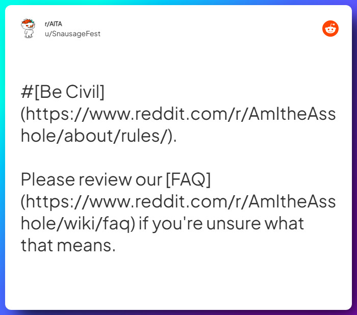 Comment from u/SnausageFest