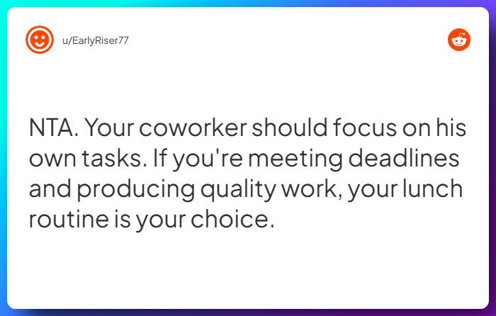 Comment from u/EarlyRiser77