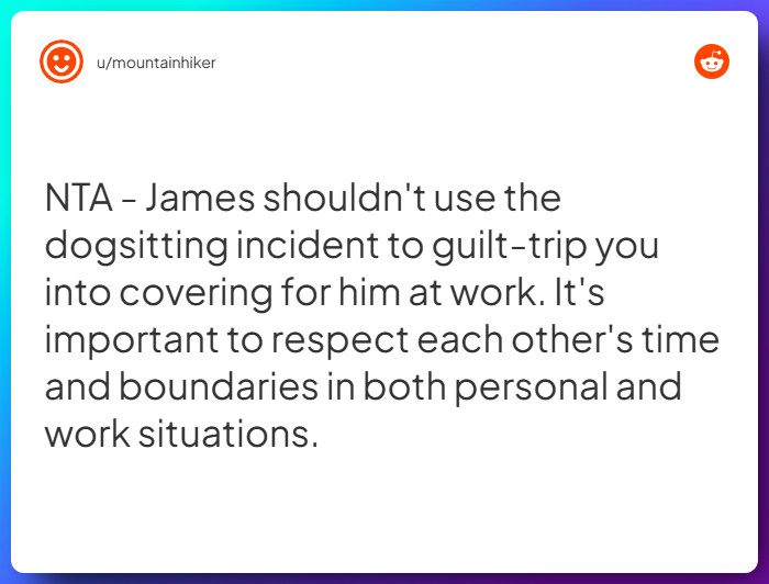 Comment from u/mountainhiker