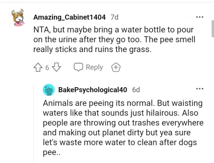 Wasting Water Like That Sounds Horrible