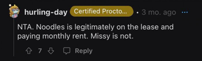 True! Noodles is the real deal. But again, the problem doesn’t lie with the cats… because they’re just cats.