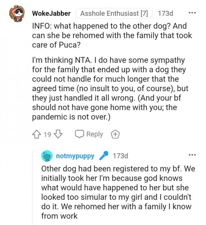 12. This redditor has some sympathy for the family