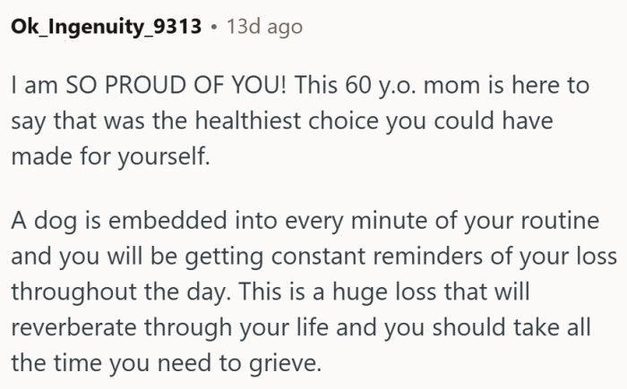 This mom says:
