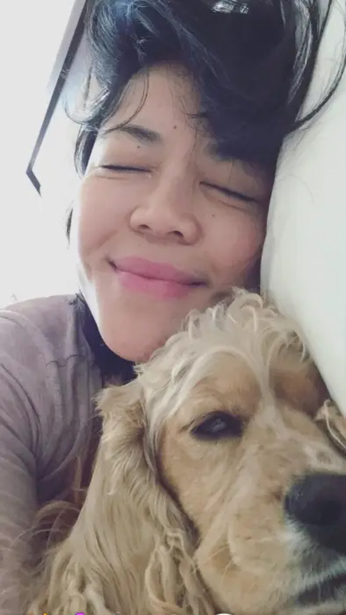 23. It feels so nice to sleep with your fluffy one