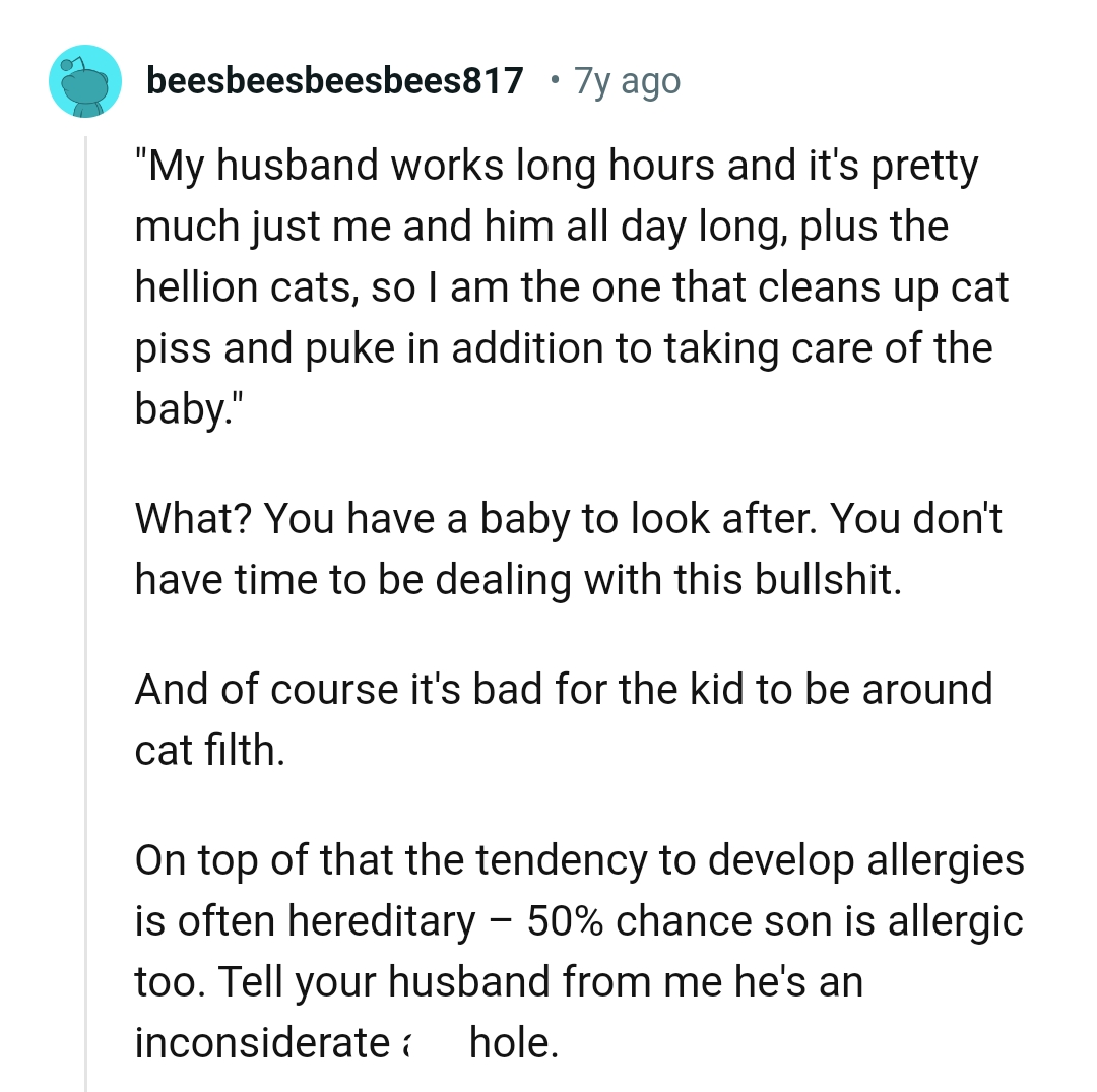 The OP Has a Baby to Look After