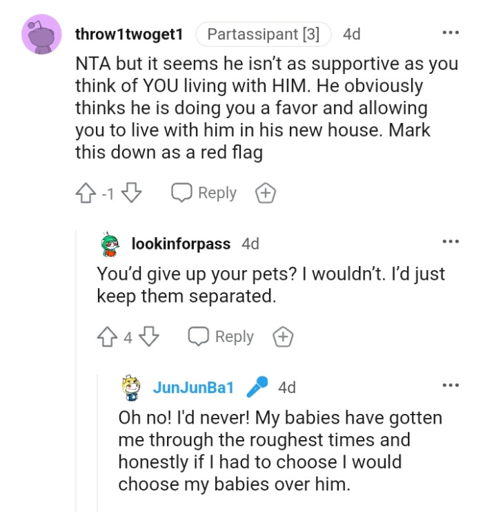 He obviously thinks he's doing you a favor