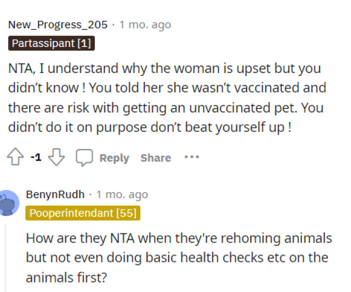 People are a little conflicted in the comments, and opinions on the situation are jumping in all over the place.