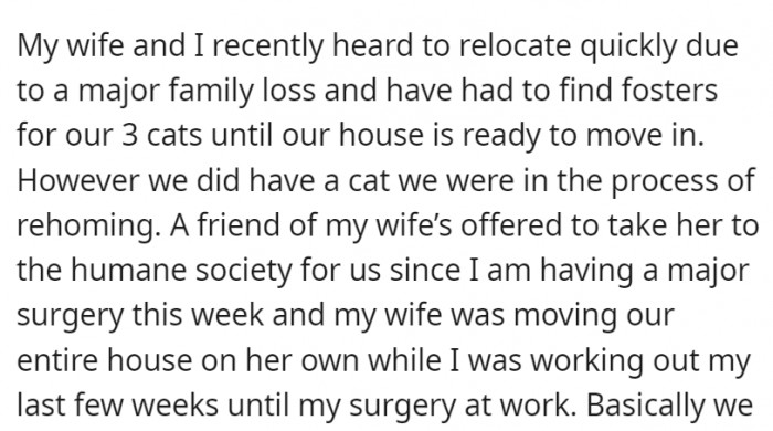 The couple was simply looking for a helping hand since they both had their hands full at that moment