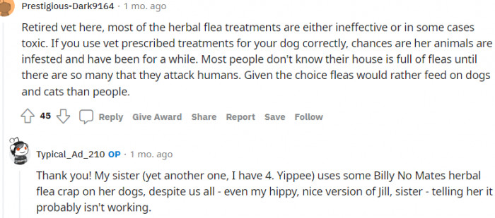 5. Fleas would rather feed on dogs and cats