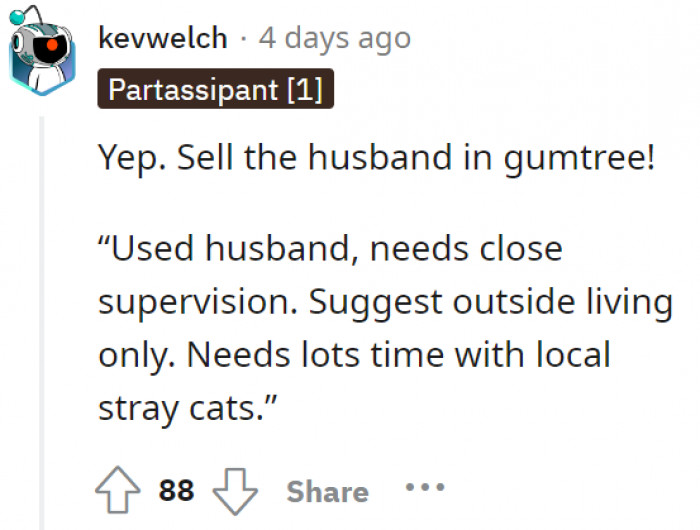 Put him up for sale!