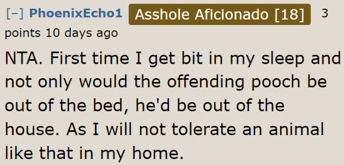 The OP needs to stop tolerating his girlfriend's attitude as a dog owner.