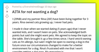 Reddit User With Autism Falls Out With Girlfriend For Refusing To Adopt A Dog