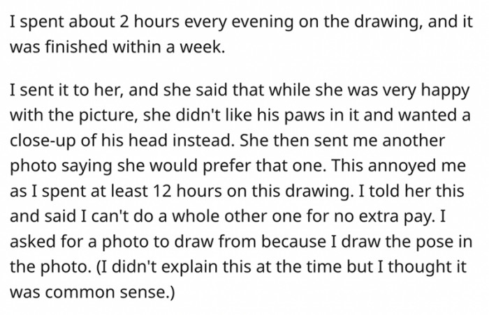 I Can't Do a Whole Other One for No Extra Pay