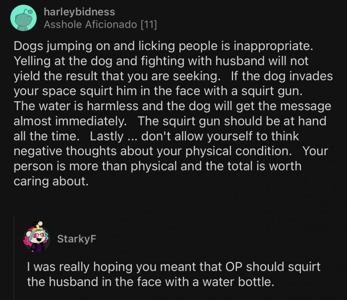 If the husband is enabling the bad behavior, there's nothing OP can do about it.