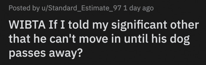 Moving is stressful for anyone, even more so for a 10-year-old dog who is already used to her own home