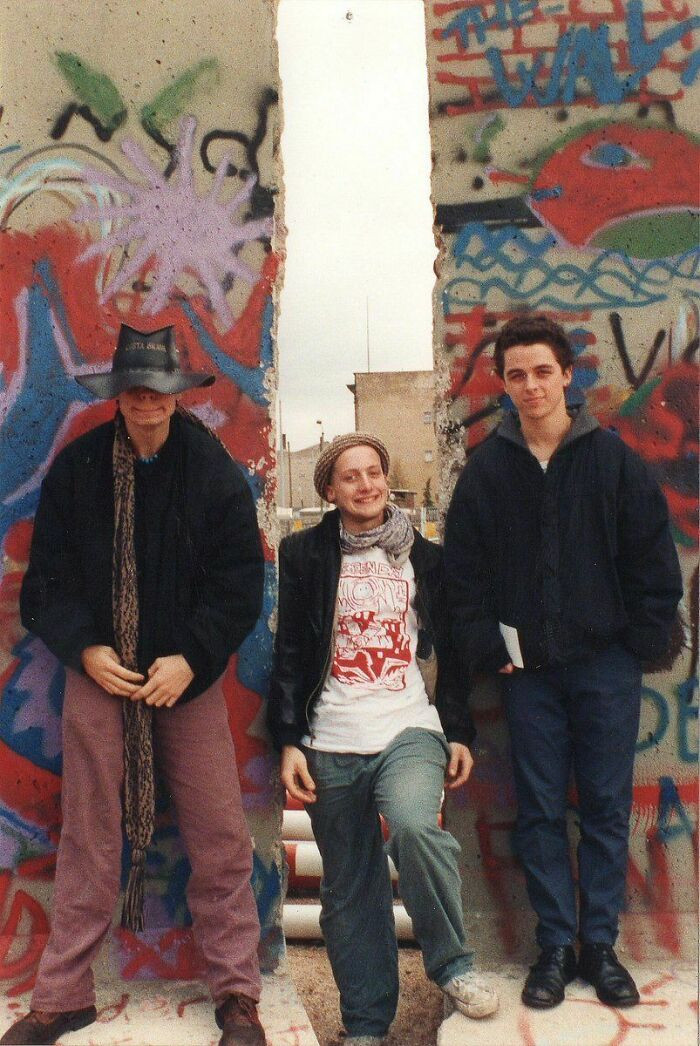 8. Green Day while visiting Berlin in 1991