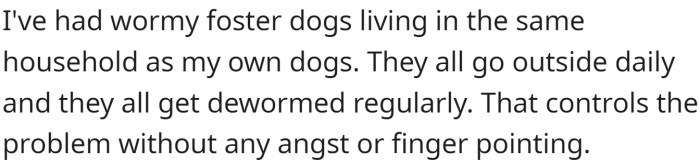 No angst and no finger pointing